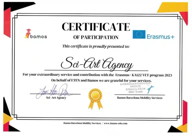 Erasmus Cerftification